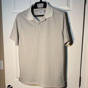 Goodfellow & Co Light Gray Men's Polo Shirt